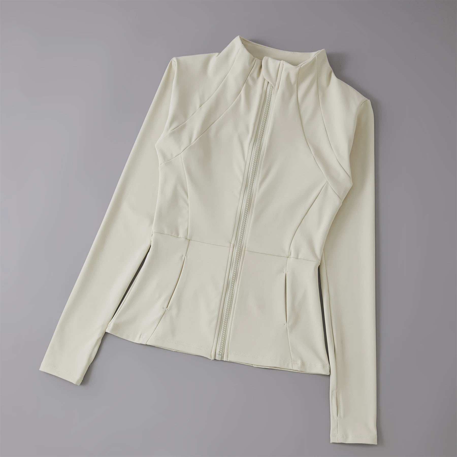 Dames Sportjack met Lange Mouwen - Windbreaker Stijl voor Running, Yoga & Workouts