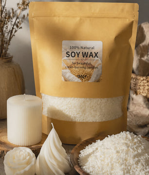 1000g Pure Natuurlijke Sojawas - Ideaal Grondstof voor DIY Kaarsen Maken