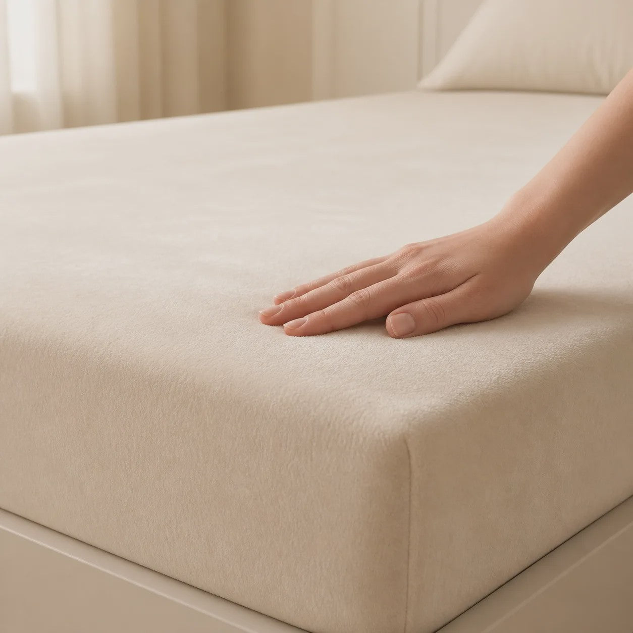 Zacht Melkfluweel Hoeslaken - Thermisch Polyester, 25cm Diep - Diverse Maten