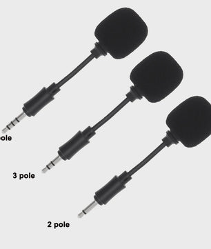 Flexibele Mini Microfoon met 3.5mm Jack voor Telefoon, PC & Laptop