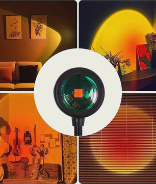 Sunset Projector Lamp - Sfeerverlichting met Art Deco Stijl