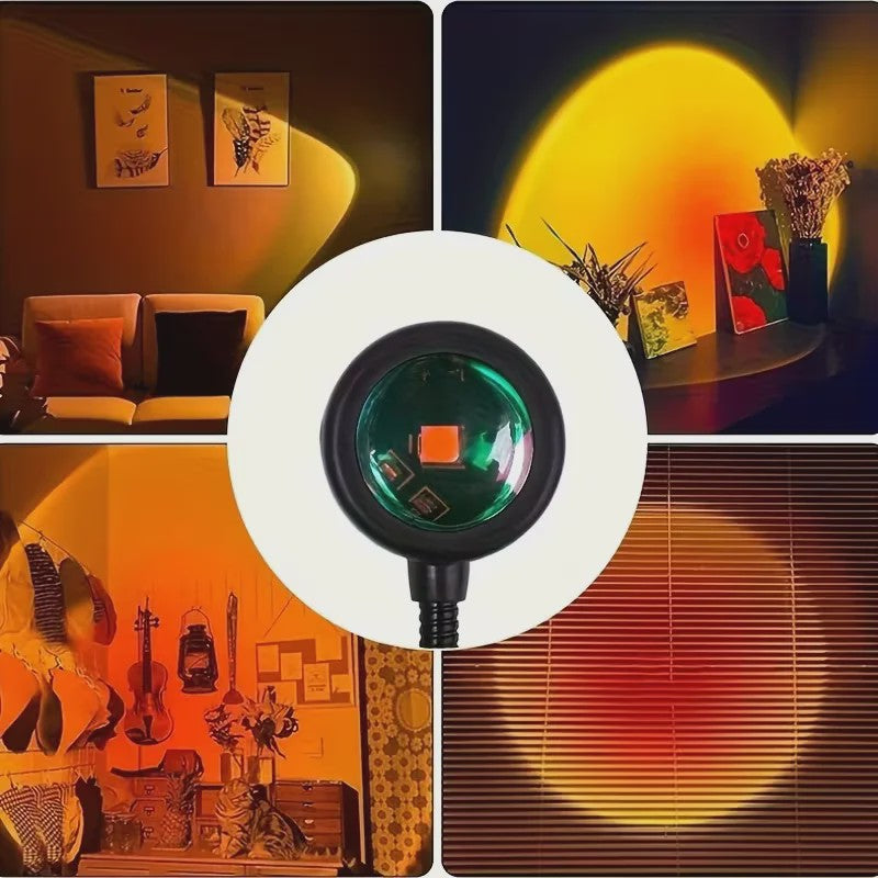 Sunset Projector Lamp - Sfeerverlichting met Art Deco Stijl