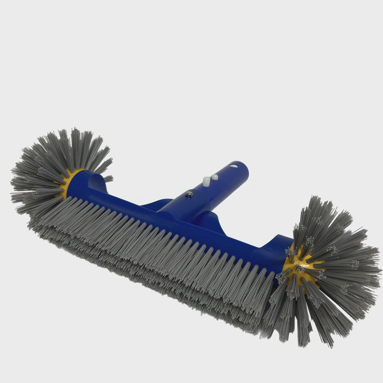 Stevige Zwembadborstelkop (33cm) met Afneembare Aluminium Steel voor Wanden, Trappen & Hoeken