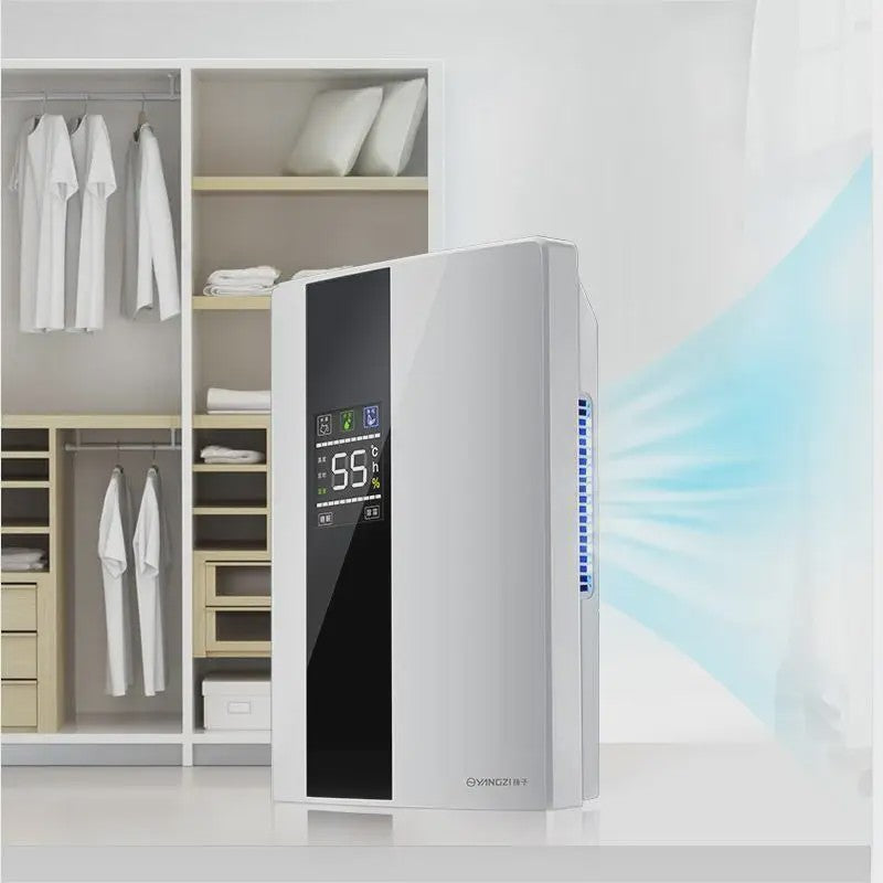 2-in-1 Draagbare Luchtontvochtiger & Luchtreiniger - Stil, Efficiënt voor Huis, Slaapkamer, Keuken, Kelder & Garage