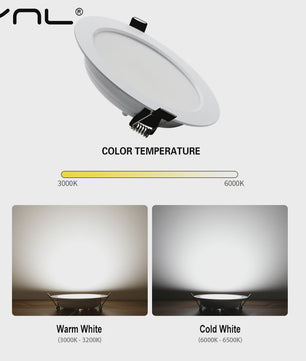 Ronde LED Downlight 7W-18W - Waterdicht, Warm & Koud Wit - Inbouwspot