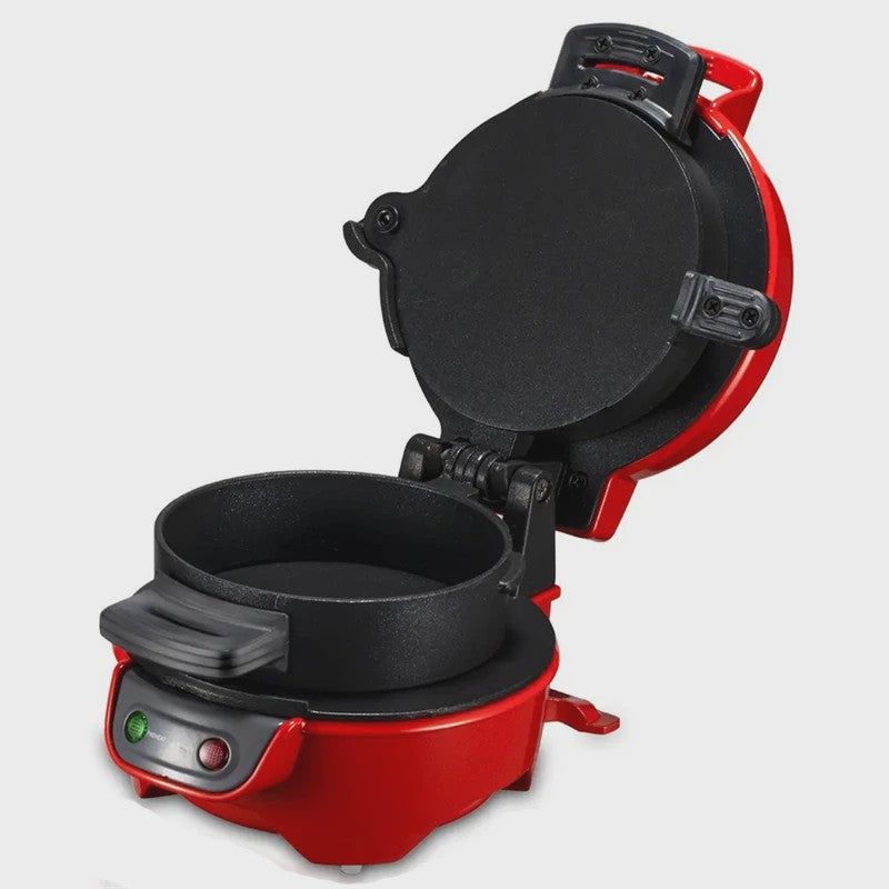 Compacte Ontbijt Sandwich Maker: Maak Snel Hamburgers, Omeletten & Meer