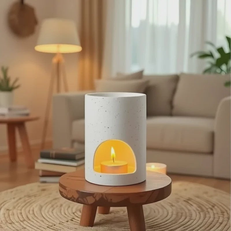 Keramische Aromatherapie Brander voor Essentiële Oliën & Wax Melts