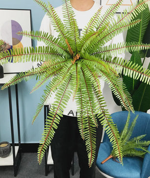 Grote Kunstvaren Hangplant - Nep Palmboom met Vallende Bladeren voor Buiten (50/65cm)