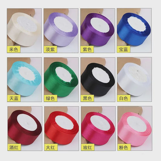 Satijnen Lint - 34 Kleuren & Diverse Breedtes (6-50mm) - Perfect voor Knutselen & Decoratie