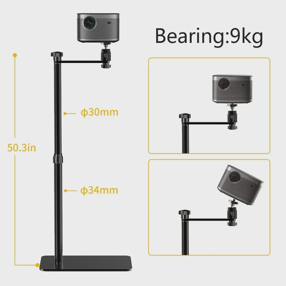 Universele Projector Stand met 360° Draaibare Balhoofd – Verstelbaar & Stabiel