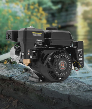 Krachtige 7.5HP 4-Takt Benzinemotor (212cc) met Elektrische Start & 3600 RPM - Industriële Kwaliteit Go-Kart Motor