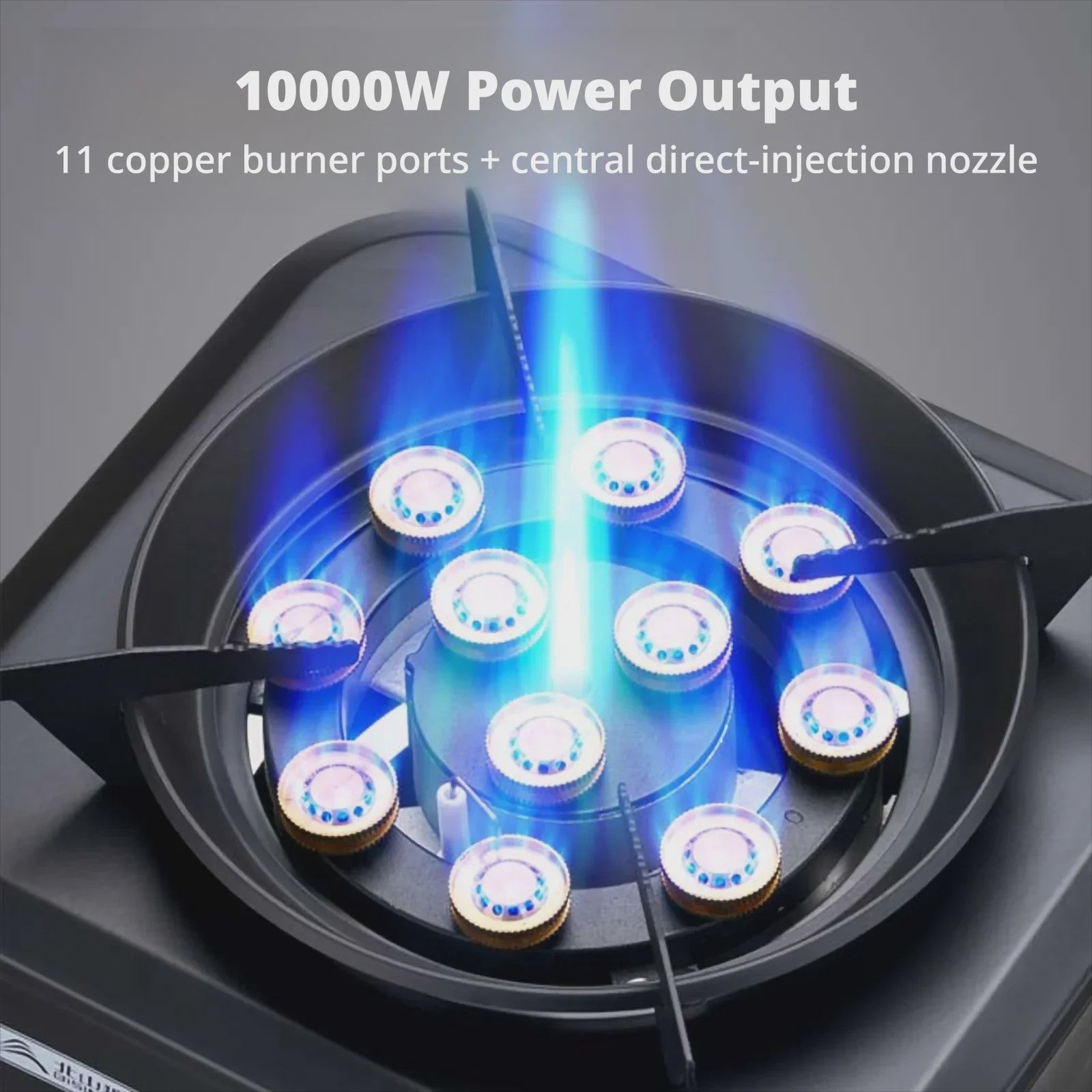 Krachtige 10000W Split-Type Campingbrander - Draagbaar & Winddicht voor Buiten BBQ