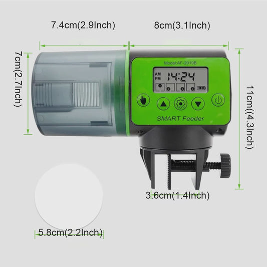 Automatische Visvoeder Automaat - Slimme Timer voor Aquarium
