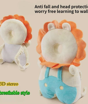 Baby Hoofdbeschermer Rugzak - Veilig Leren Lopen met Schattig Dieren Design