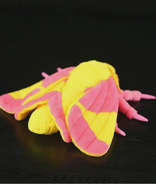 Kawaii Pluche Rose Maple Moth Pop - Schattig Insect Speelgoed Cadeau