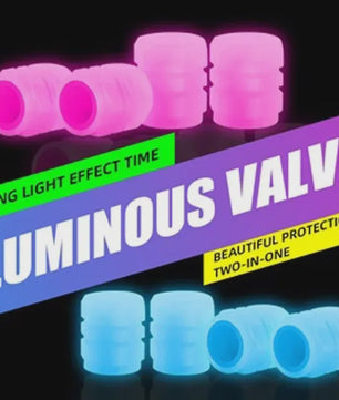 8x Lichtgevende Ventieldopjes voor Auto, Motor & Fiets - Nachtelijk Glow Effect