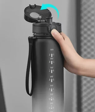 Grote Sport Waterfles 1 Liter - Draagbaar & Ideaal voor Fitness en Reizen