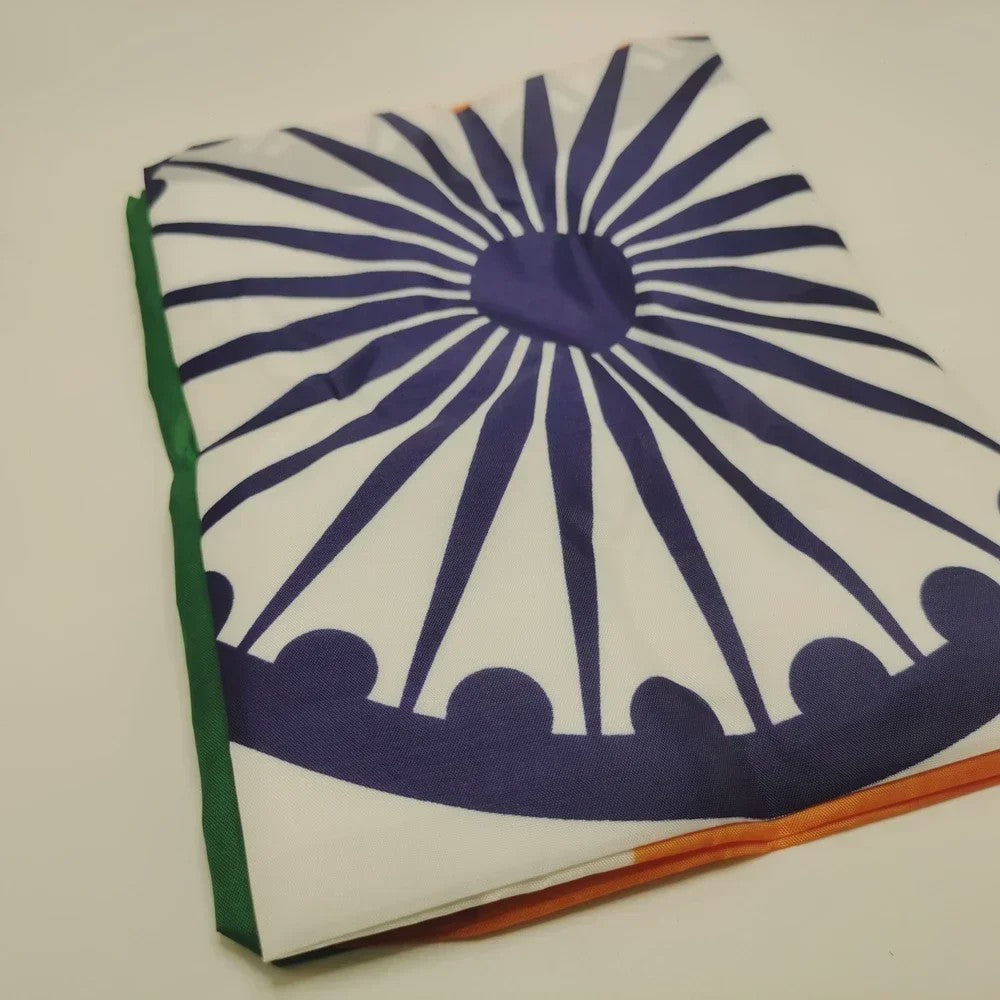 Indiase Vlag Tiranga - Polyester 3x5ft & 2x3ft met Messing Oogjes