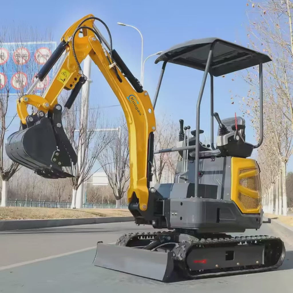 Mini Graafmachine 1.5 Ton - Multifunctioneel & Aanpasbaar