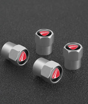 4x Aluminium Ventieldopjes voor Ducati - Stofvrij & Stijlvol