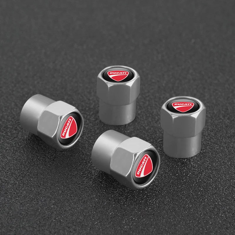 4x Aluminium Ventieldopjes voor Ducati - Stofvrij & Stijlvol
