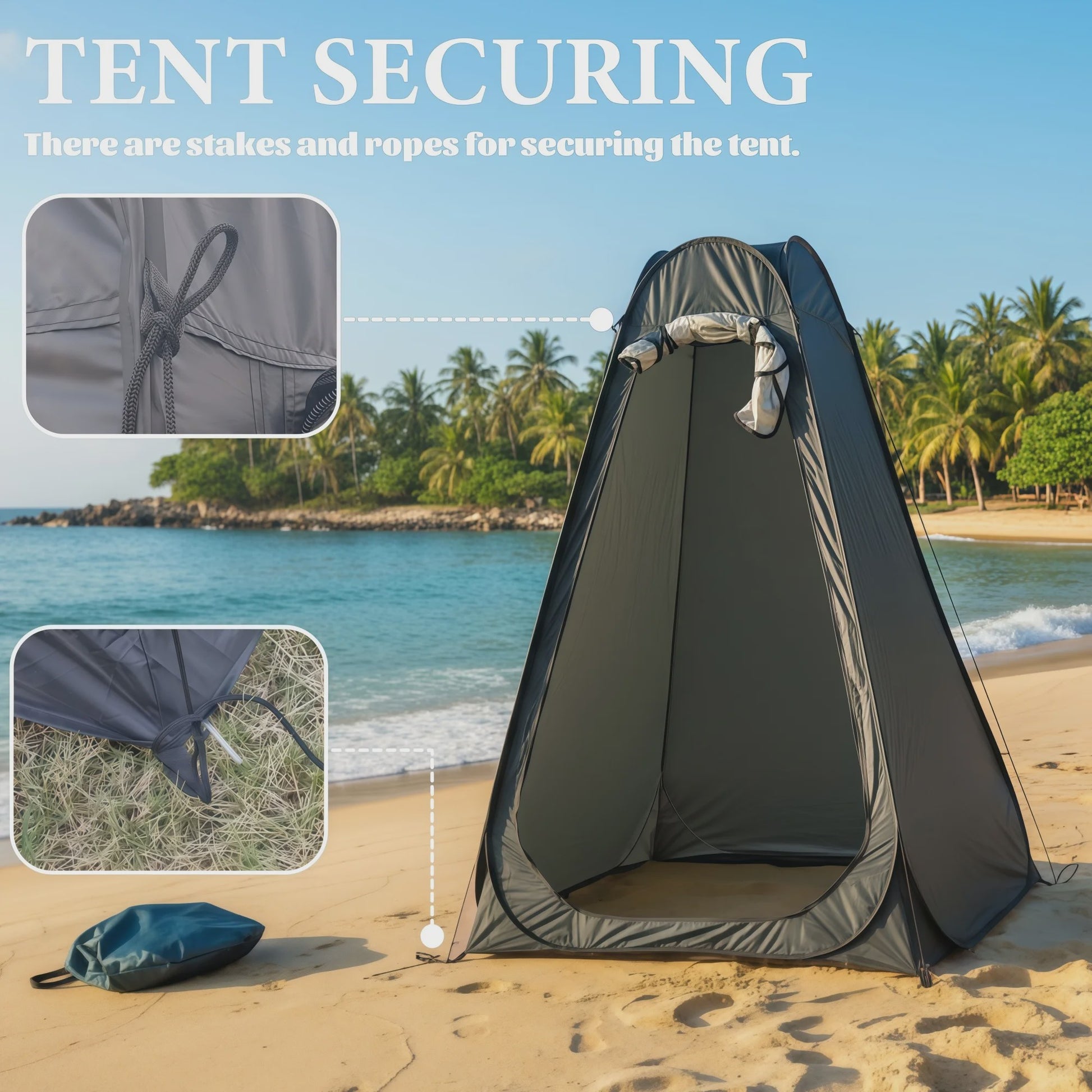 Draagbare Privacy Tent - Pop-Up Douche, Toilet & Kleedkamer voor Camping en Buiten