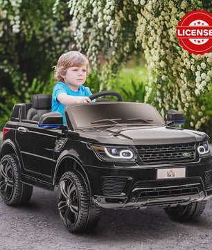 Elektrische Kinderauto met Afstandsbediening - 12V, 2 Motoren, Zwart (3-6 Jaar)
