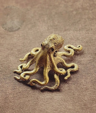 Retro Messing Octopus Ornament - Creatieve Zeedier Bureau Decoratie & Uniek Cadeau