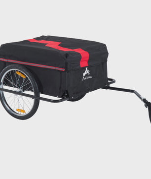 Opvouwbare Fietskar - Robuuste Cargo Trailer met 40kg Capaciteit & 20-inch Wielen - Zwart