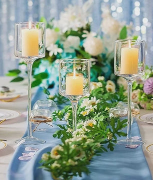 Elegante Glazen Kaarsenhouder voor Drijvende Kaarsen & Theelichtjes - SediaXL