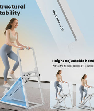 Opvouwbare Verticale Climber Stepper - Full-Body Cardio Fitness Apparaat voor Thuis