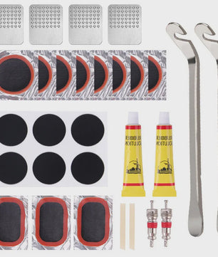 Fietsband Reparatiekit - Lekpleisters, Bandenlichters & Lijm voor Noodgevallen