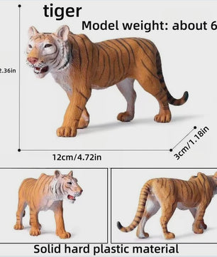 Realistische PVC Dierenfiguren Set: Wilde Dieren Collectie