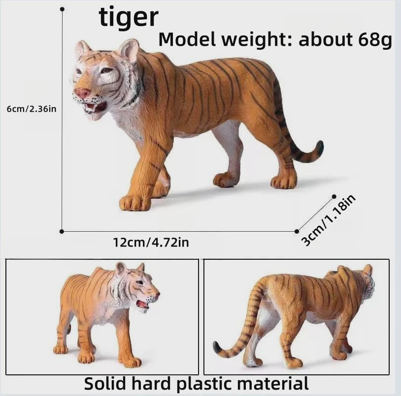 Realistische PVC Dierenfiguren Set: Wilde Dieren Collectie