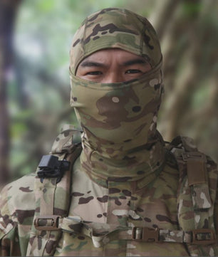 Multicam Camouflage Balaclava - Volledig Gezicht Hoofddeken voor Skiën, Fietsen & Outdoor