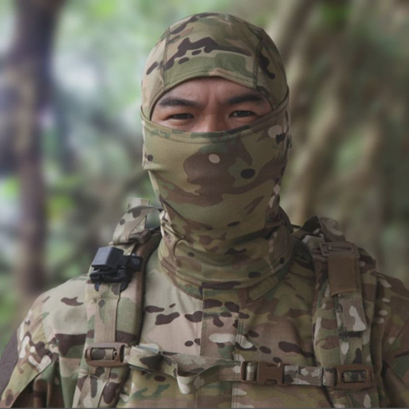 Multicam Camouflage Balaclava - Volledig Gezicht Hoofddeken voor Skiën, Fietsen & Outdoor