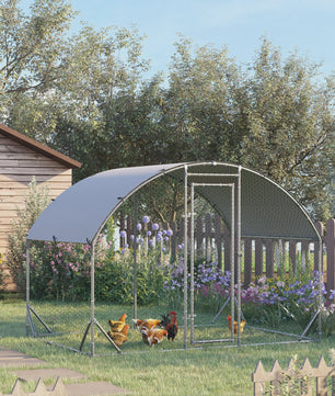 Grote kippenren met UV-beschermend dak - 2.8m x 1.9m x 1.97m
