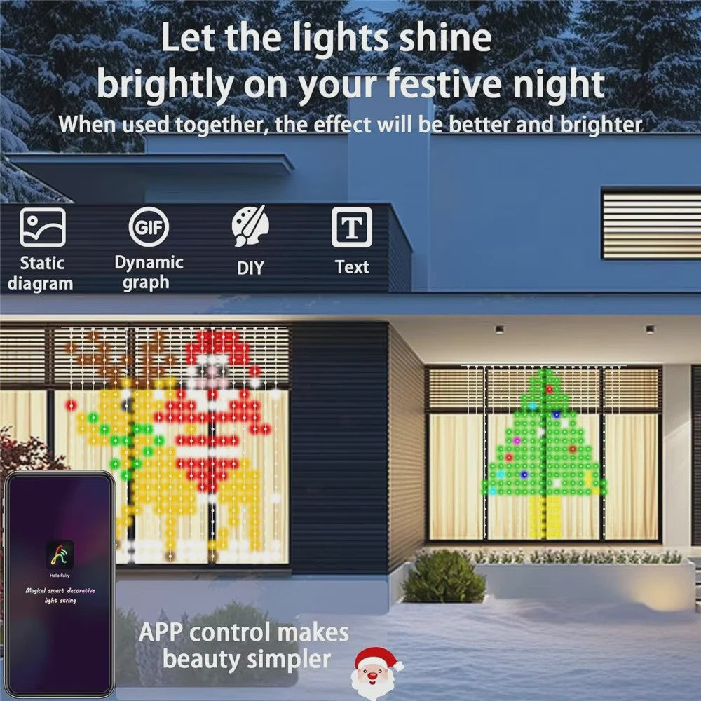 Slimme LED Gordijnlamp met APP-bediening - Creëer Unieke Sferen