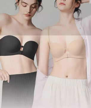 Strapless Push-Up BH met Voorsluiting - Naadloos, Onzichtbaar & Verstelbaar