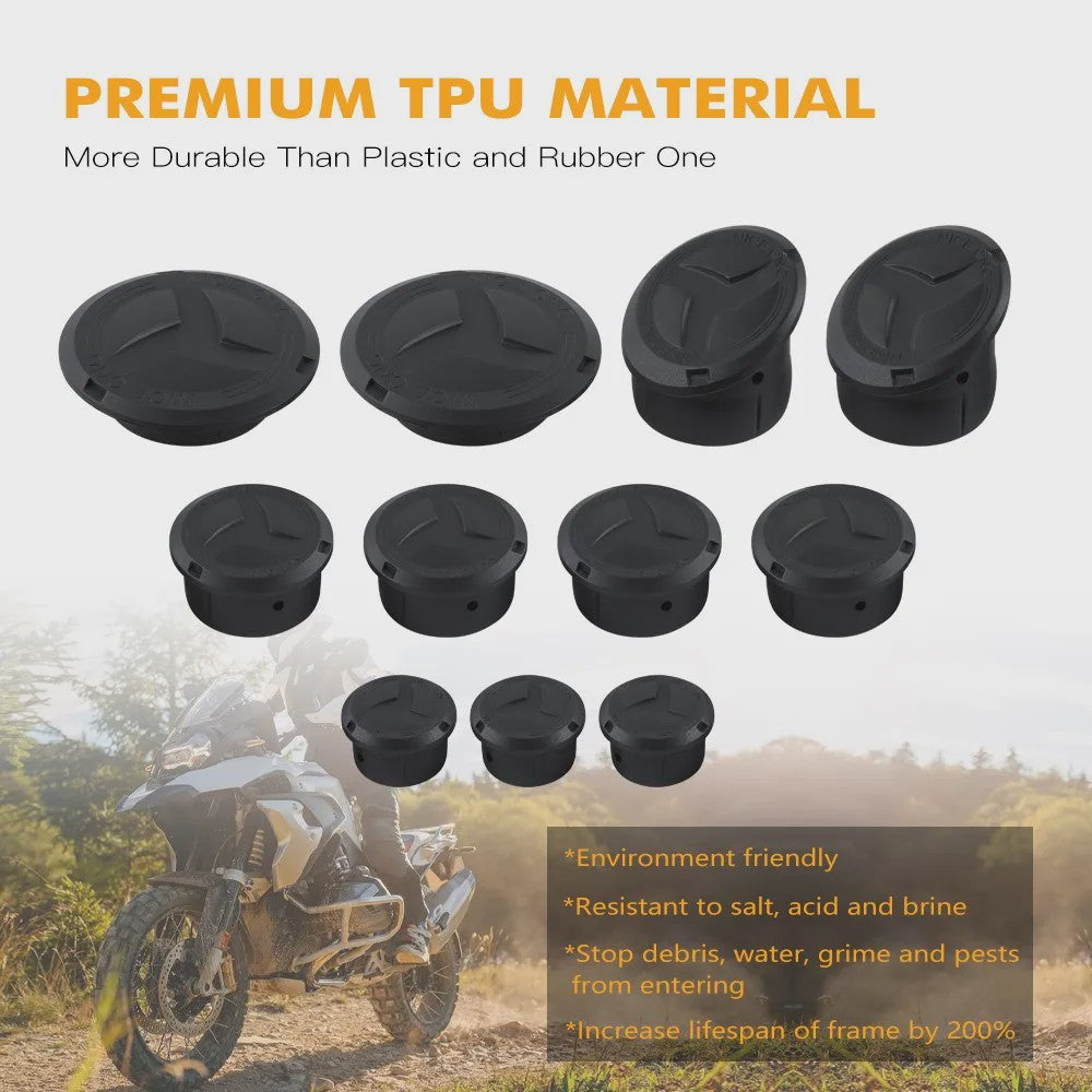 Frame Gaten Afdekking Set & Frame Protector voor BMW R1250GS Adventure (2018-2024) & R1200GS ADV (2014-2018)