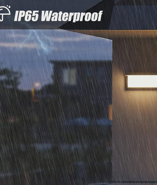 Set van 2 Waterdichte LED Buitenmuurverlichting met Bewegingssensor - IP66 - Tuin, Terras & Balkon