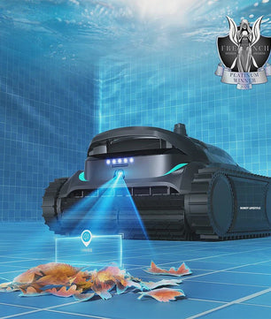 WYBOT M2 Robot Zwembadreiniger: Slimme AI Visie, Grote Batterij & Efficiënte Reiniging