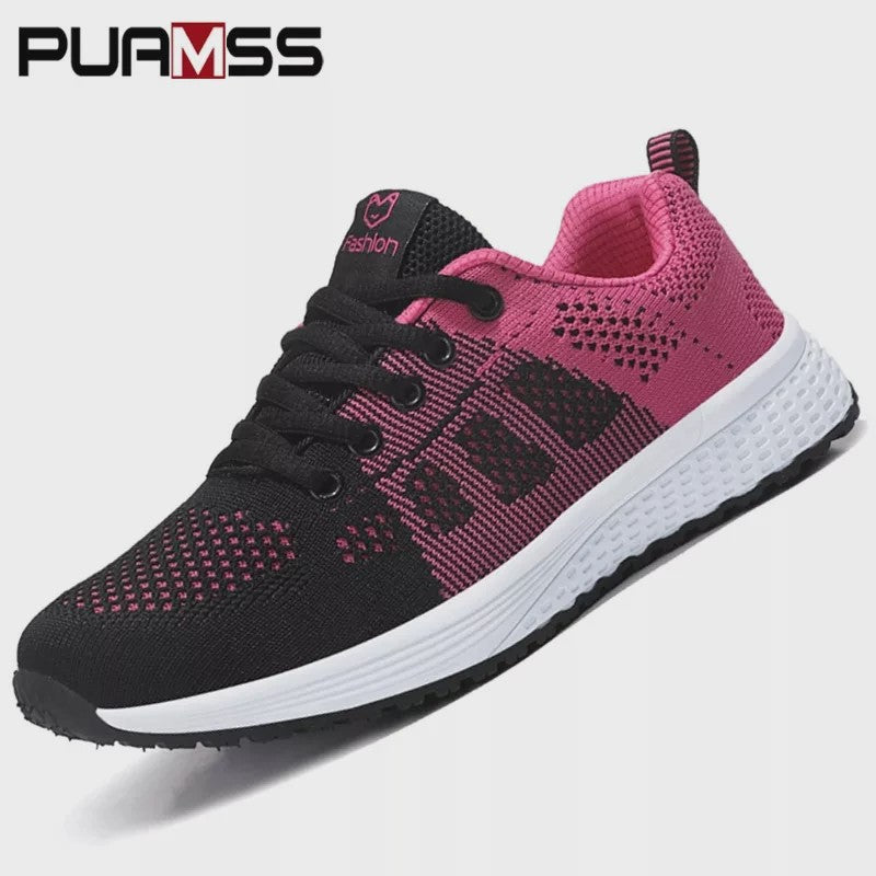 Dames Sportschoenen Platform Sneakers - Ademend Mesh voor Lente/Zomer