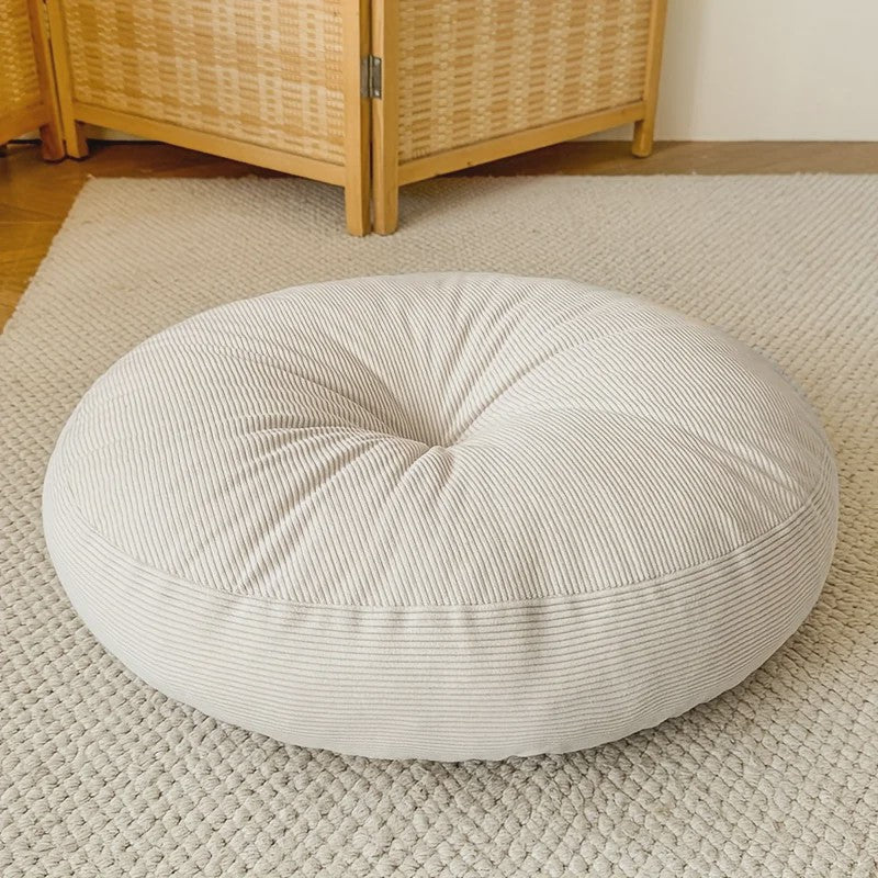 Dik Rond Kussen - Zacht, Comfortabel & Volledig Gevuld voor Meditatie, Yoga en Ontspanning | Bohemien & Zen Stijl