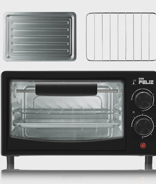 Mini Elektrische Oven 12L - Multifunctioneel voor Gebak, Toast, Pizza & Meer