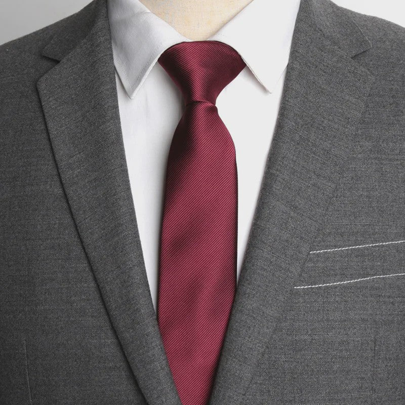 Herentdas Slim Fit Jacquard - Klassiek Britse Stijl voor Zakelijk en Casual