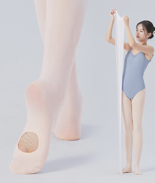 Professionele Ballet Tights voor Dames en Meisjes - 60D Microfiber, Convertible & Naadloos