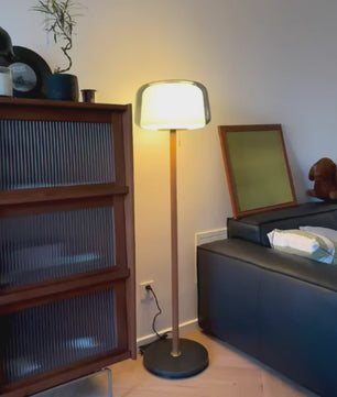Moderne Glazen Vloerlamp - Stijlvolle Verlichting voor Woonkamer & Slaapkamer