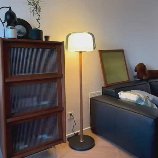 Moderne Glazen Vloerlamp - Stijlvolle Verlichting voor Woonkamer & Slaapkamer