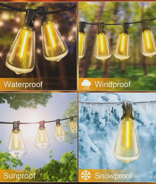 12m/9.5m ST38 Solar Tuinslingers met Afstandsbediening - Waterdicht & Dimbaar